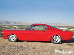 Картинка 1965 ford mustang fastback автомобили