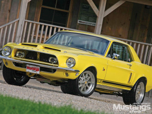 Картинка 1968 ford mustang gt автомобили