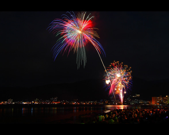 Обои картинки фото разное, салюты, фейерверки