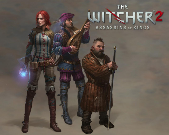 Обои картинки фото the, witcher, assassins, of, kings, видео, игры