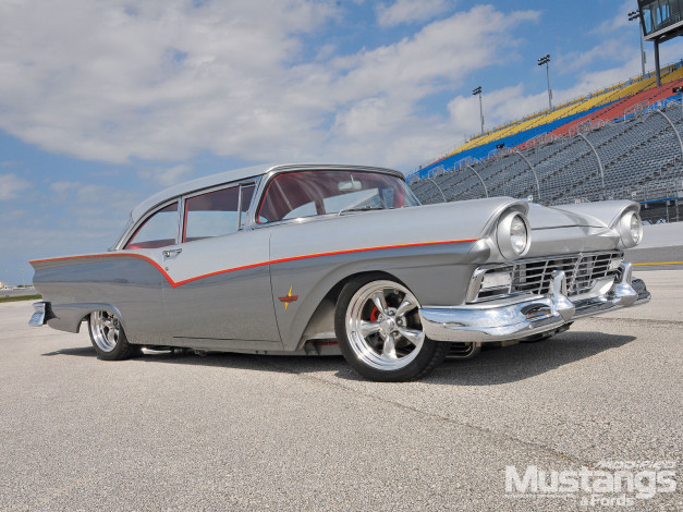 Обои картинки фото 1957, ford, fairlane, автомобили