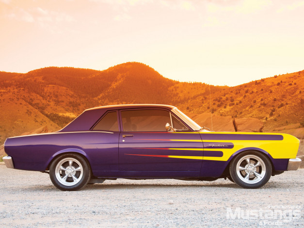 Обои картинки фото 1966, ford, falcon, автомобили