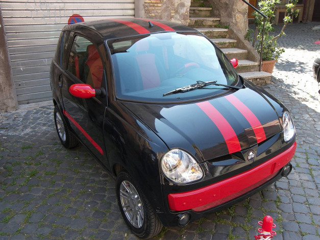 Обои картинки фото aixam, автомобили, выставки, уличные, фото