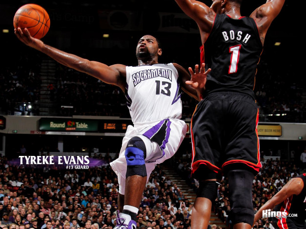 Обои картинки фото tyreke, evans, спорт, баскетбол