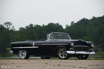 Картинка автомобили chevrolet алая машина девушка мороженое