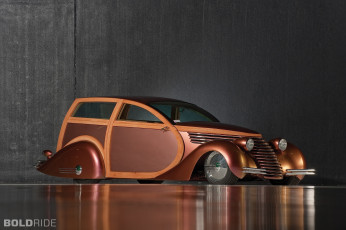 Картинка автомобили custom classic car щенок