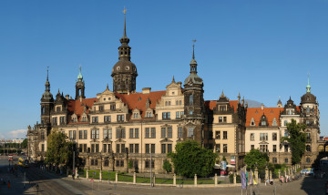 Картинка dresden castle germany города дрезден германия узор текстура замок