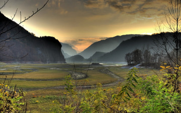 Картинка природа горы долина пейзаж