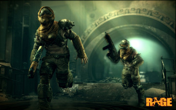 обоя rage, видео, игры, тоннель
