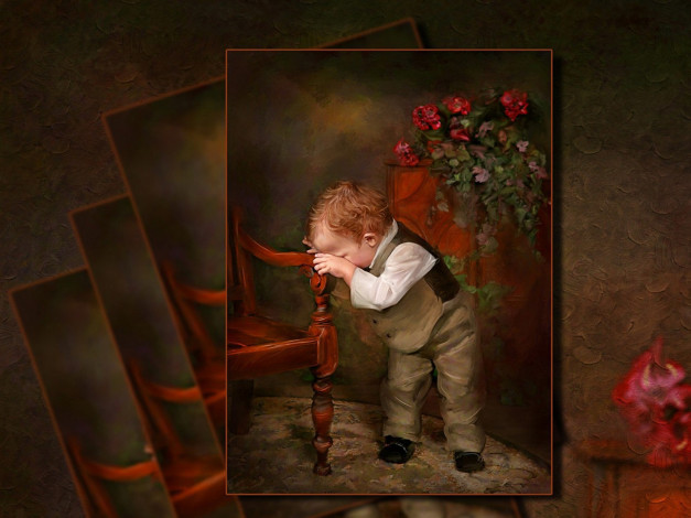 Обои картинки фото рисованные, richard, ramsey, каталина, оталваро, 1920х1200, модель, catalina, otalvaro