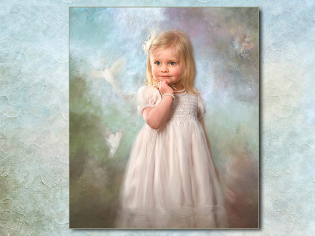 Обои картинки фото рисованные, richard, ramsey, взгляд, море