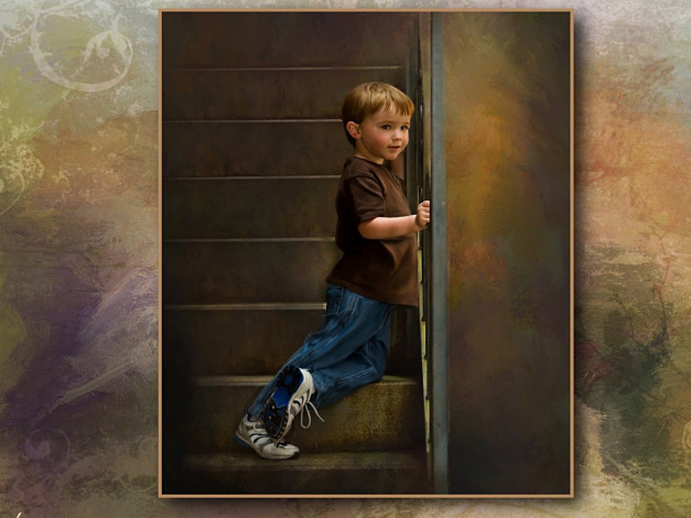 Обои картинки фото рисованные, richard, ramsey, яблоко, логотип