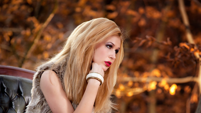 Обои картинки фото -Unsort Блондинки, девушки, unsort, блондинки, браслет