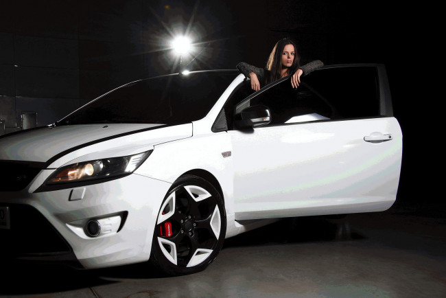 Обои картинки фото автомобили, авто, девушками, бутон, капли