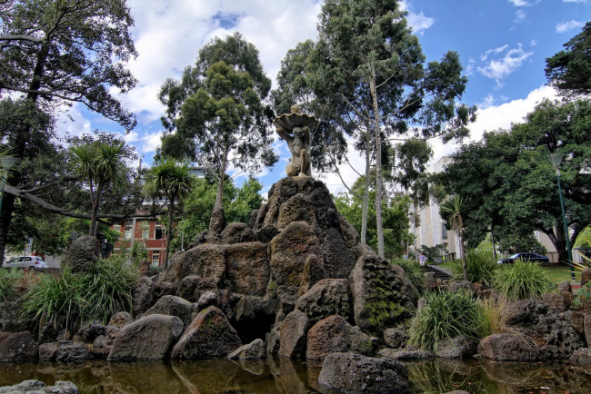 Обои картинки фото fitzroy, gardens, природа, парк, австралия