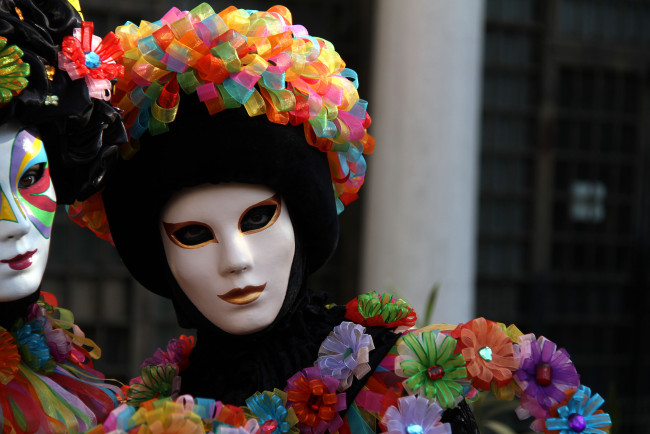 Обои картинки фото разное, маски, карнавальные, костюмы, mandy, lange, венеция, карнавал