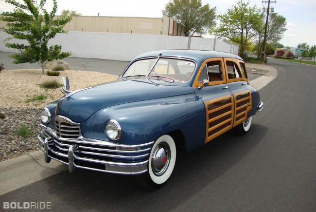 Обои картинки фото автомобили, packard, вечер, много, полёт