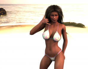 Картинка 3д графика people люди девушка