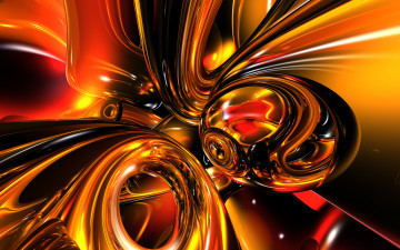 Картинка 3д графика fractal фракталы узор