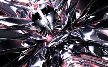 Картинка 3д графика fractal фракталы узор