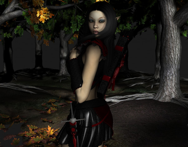 Обои картинки фото 3д, графика, elves, эльфы, эльфийка