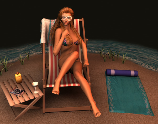 Обои картинки фото 3д, графика, people, люди, девушка