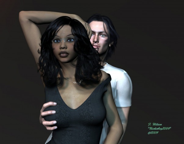 Обои картинки фото 3д, графика, people, люди, мужчина, девушка