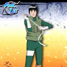 Картинка аниме naruto брюнет парень рок ли наруто шиппуден персонаж