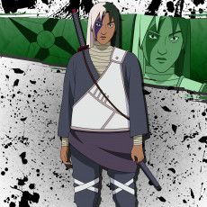 Картинка аниме naruto облако взгляд парень сюрикен джинчурики персонаж наруто