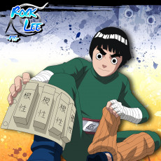 Картинка аниме naruto персонаж брюнет рок ли парень наруто