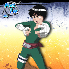 Картинка аниме naruto рок ли наруто персонаж парень брюнет пьяный