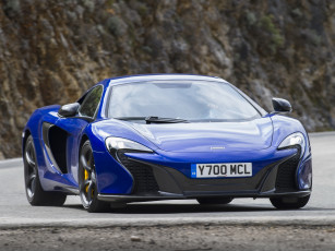 обоя автомобили, mclaren, синий, 2014, г, spyder, 650s
