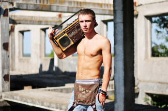 Картинка мужчины -+unsort парень магнитофон photography photographer пресс elena umrihina фотограф