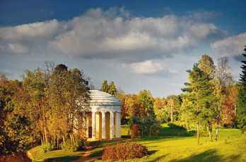 Картинка природа парк беседка