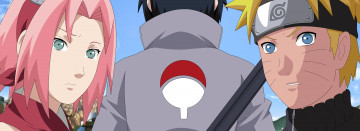 Картинка аниме naruto персонажи парни девушка сакура харуно саске учиха узумаки блондин наруто шиппуден розововолосая брюнет