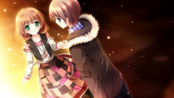 Картинка аниме otome+ga+tsumugu+koi+no+canvas парень девушка