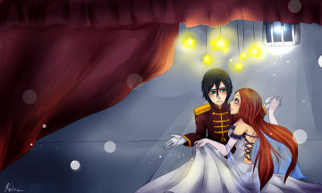 Картинка аниме bleach орихиме щелкунчик занавес звёзды улькиорра блич