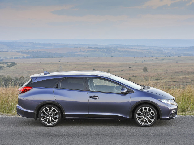 Обои картинки фото автомобили, honda, za-spec, tourer, 2014г, civic