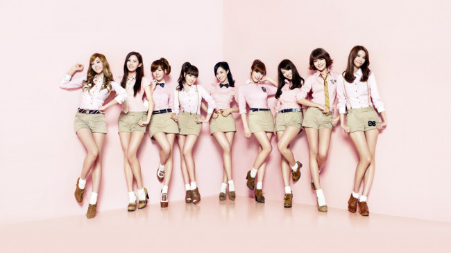 Обои картинки фото музыка, girls generation , snsd, улыбки, девушки