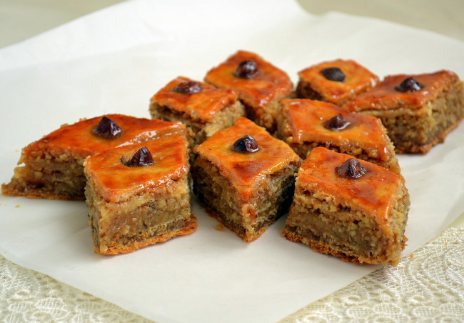 Обои картинки фото еда, пирожные,  кексы,  печенье, пахлава