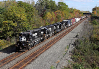 Картинка техника поезда состав локомотив рельсы