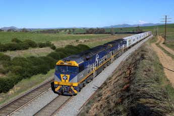 Картинка техника поезда локомотив рельсы состав