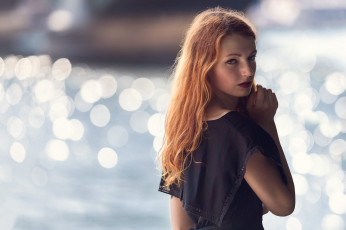 Картинка девушки -unsort+ рыжеволосые+и+другие лицо взгляд