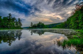 Картинка природа реки озера река лес