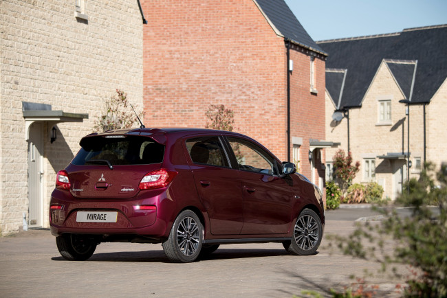 Обои картинки фото автомобили, mitsubishi, mirage, 2016г, uk-spec