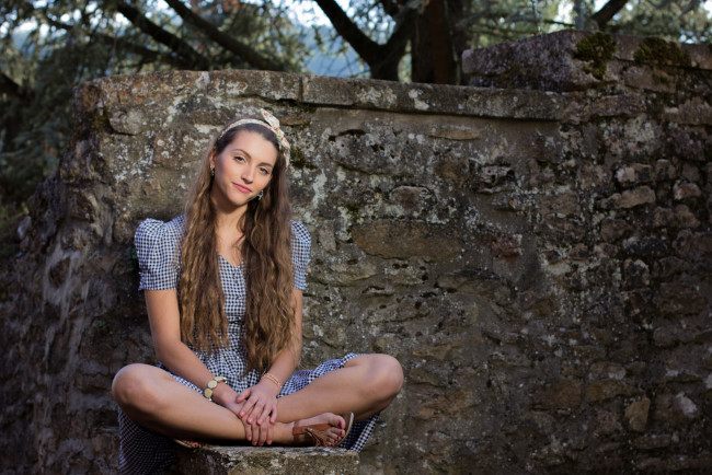 Обои картинки фото девушки, -unsort , брюнетки,  шатенки, взгляд, лицо