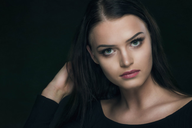 Обои картинки фото девушки, -unsort , лица,  портреты, взгляд, лицо