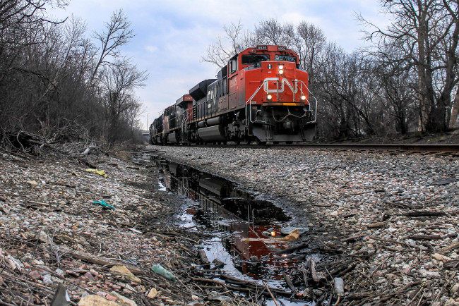 Обои картинки фото техника, поезда, рельсы, состав, локомотив