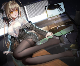 Картинка аниме amagi+brilliant+park девушка