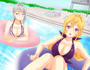 Картинка аниме shokugeki+no+soma девушки